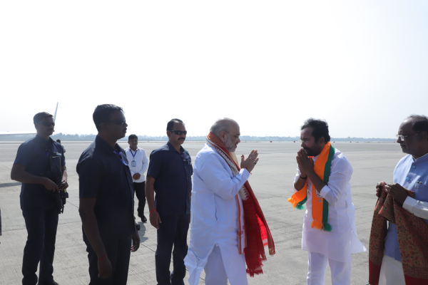 Amit Shah in Hyderabad