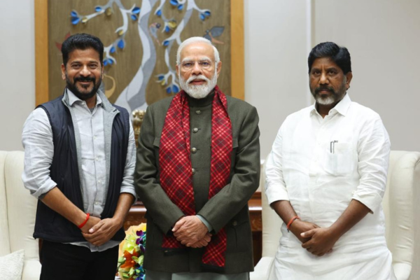 Revanth Reddy meets Modi